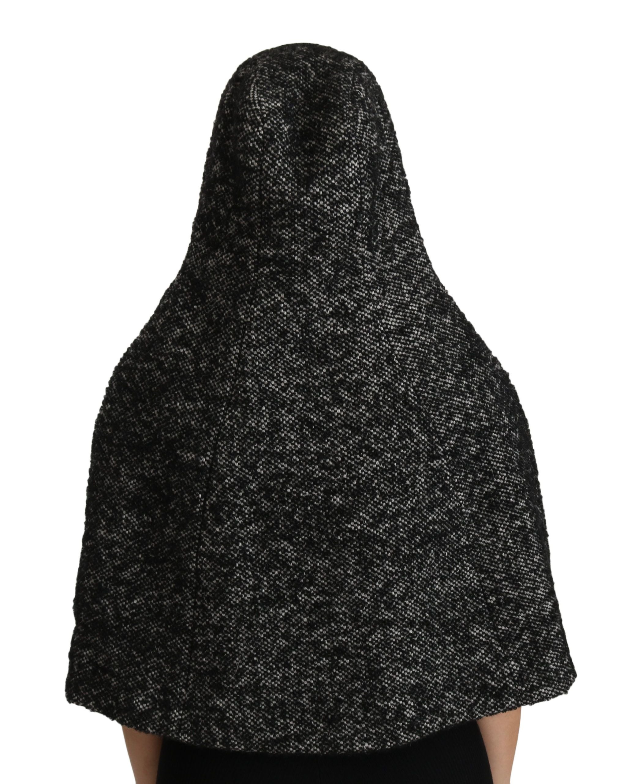Gray Tweet Wool Kaftan Jacket Coat Top