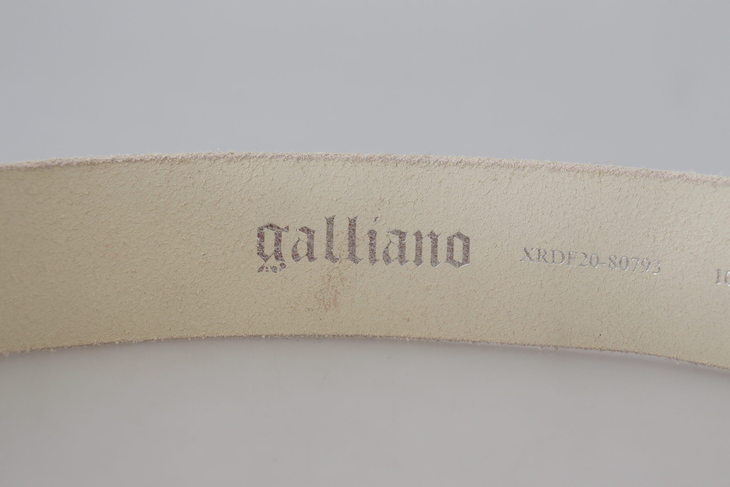 Pink Leather Letter Logo Round Buckle Waist Belt