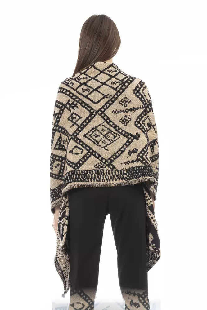 Brown Wool Women Scarf