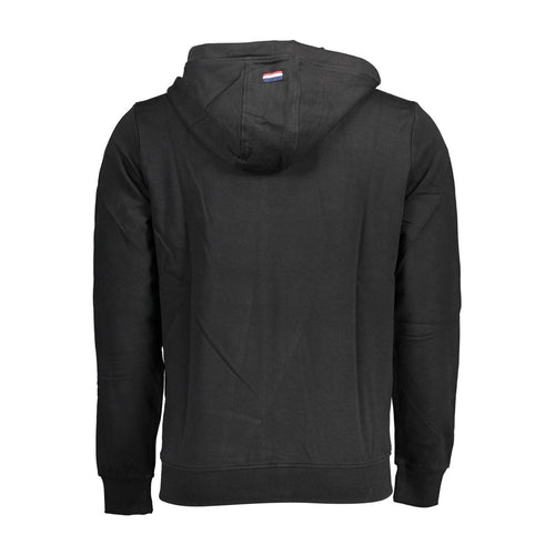 Black Cotton Men's Sweatshirt
