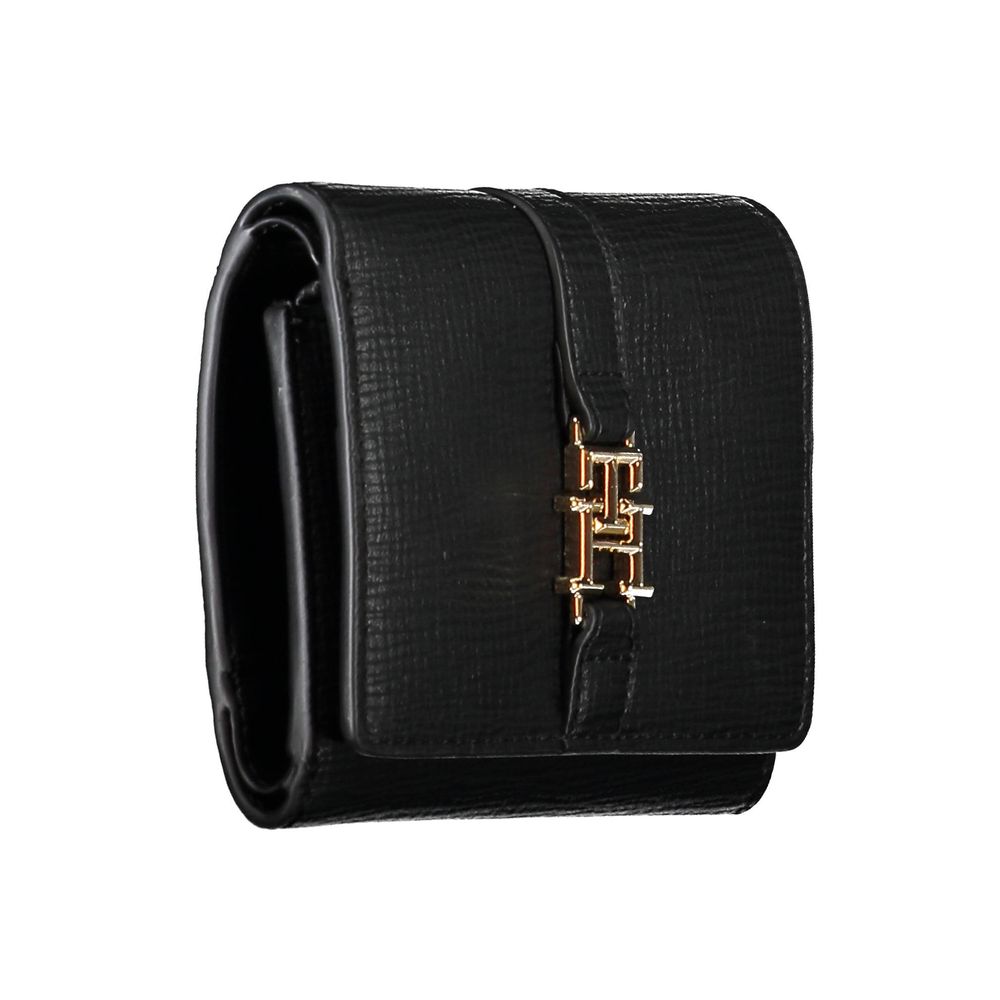 Nero Polyurethane Women Wallet