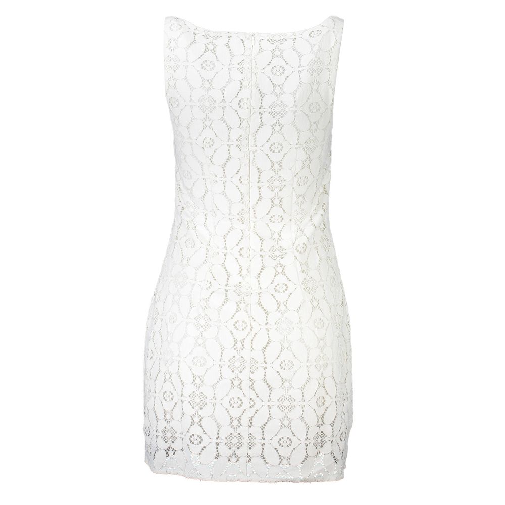 Bianco Polyester Women Dress